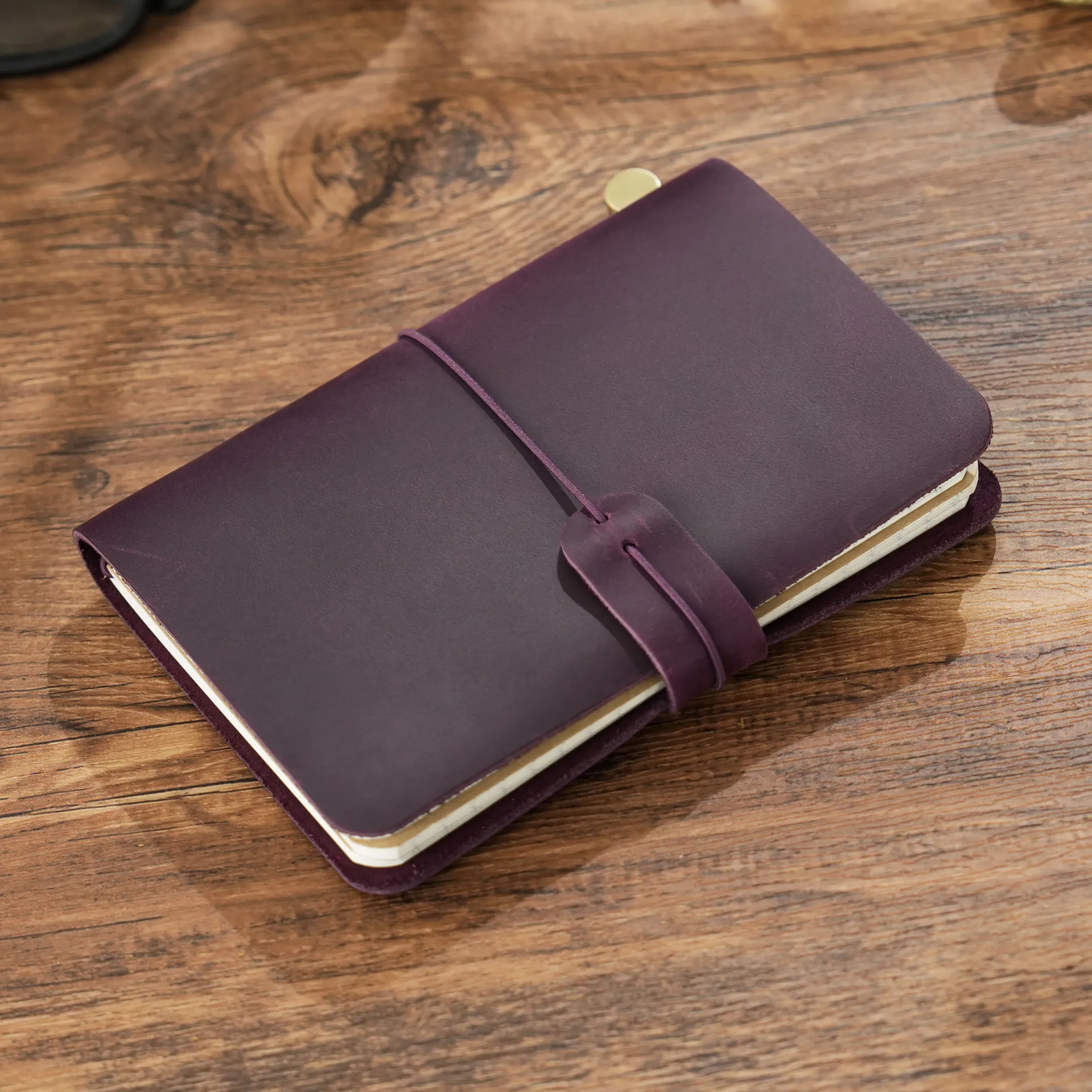 Винтажный блокнот AIGUONIU FJ107 из натуральной кожи