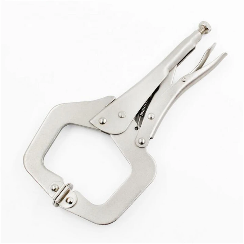 

11-дюймовый C-образный зажим, сварной зажим, деревообрабатывающие тиски, зажим, ручной инструмент из легированной стали, поворотные плоскогубцы, щипцы, шип, локатор, коврик для работы по дереву