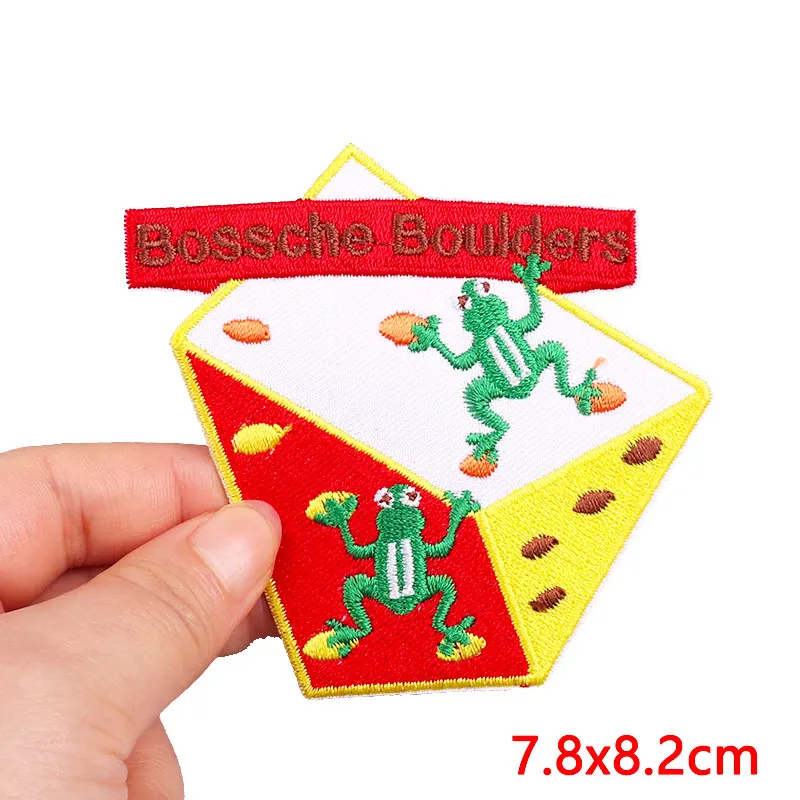 2025 Вышитая Нашивка 3D-лягушка Карнавальная Эмблема Экологически Чистый Швейный