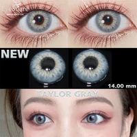 EYESHARE Natural Colored Contact Lenses 2pcs Gray Color Contacts for Eyes Cosmetic Yearly Beautiful Pupils Colorful Contact Lens