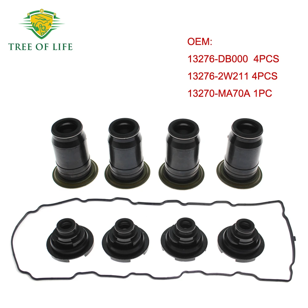 

Прокладка крышки клапана, комплект уплотнений топливной форсунки для Nissan Patrol GU Y61 3.0TDi DDi ZD30 2000 2001 2002 2003 2004 2005 2006+