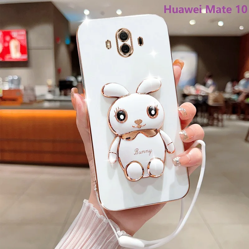 

Phone Case for Huawei Mate 10 Pro Mate 10 Huawei Mate 20 Pro Mate 20 Huawei Mate 30 Pro Mate 30 Plating Square Rabbit Case Cover
