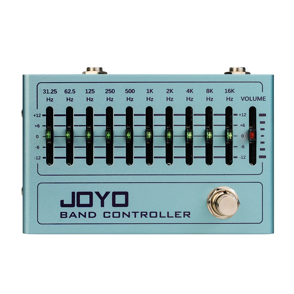 JOYO R-12 контроллер диапазона эквалайзер 10 диапазонов педаль эквалайзера для
