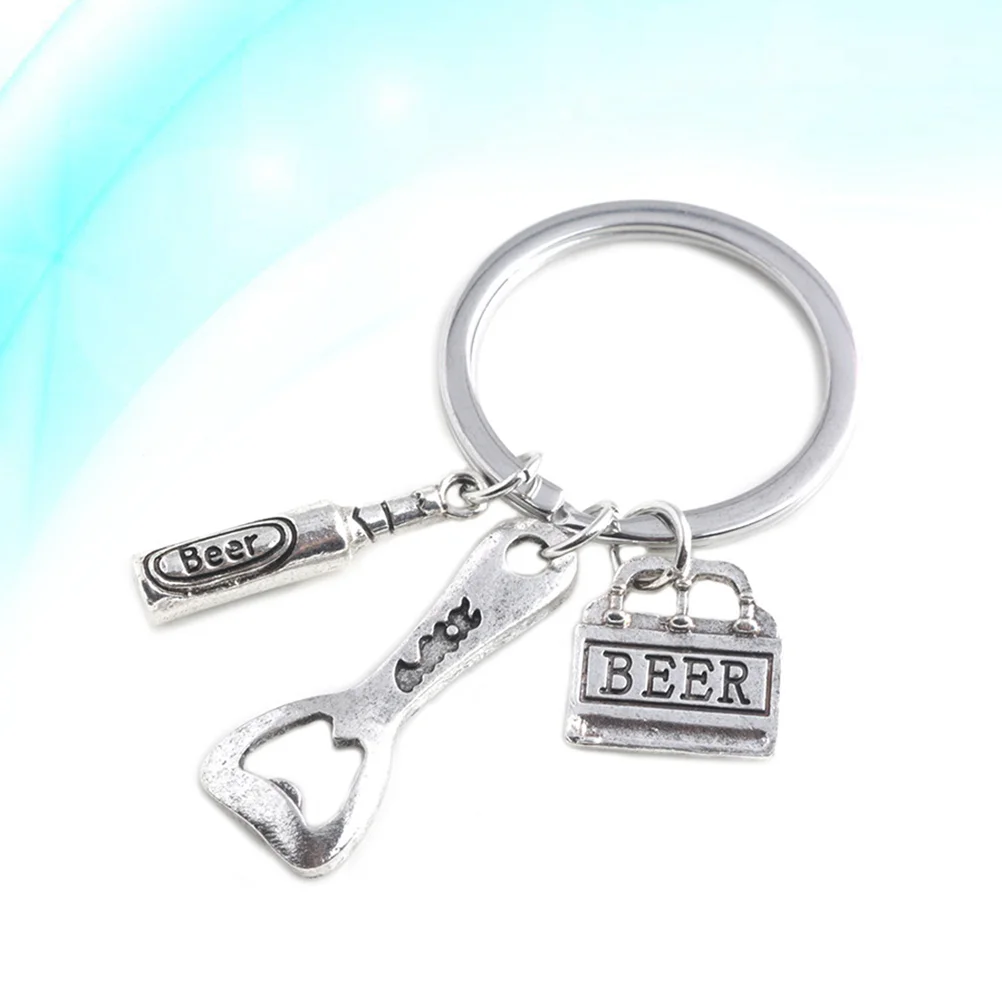 

1pcs Hanging Bottle Decor Father Day Keychain for Father Male Man