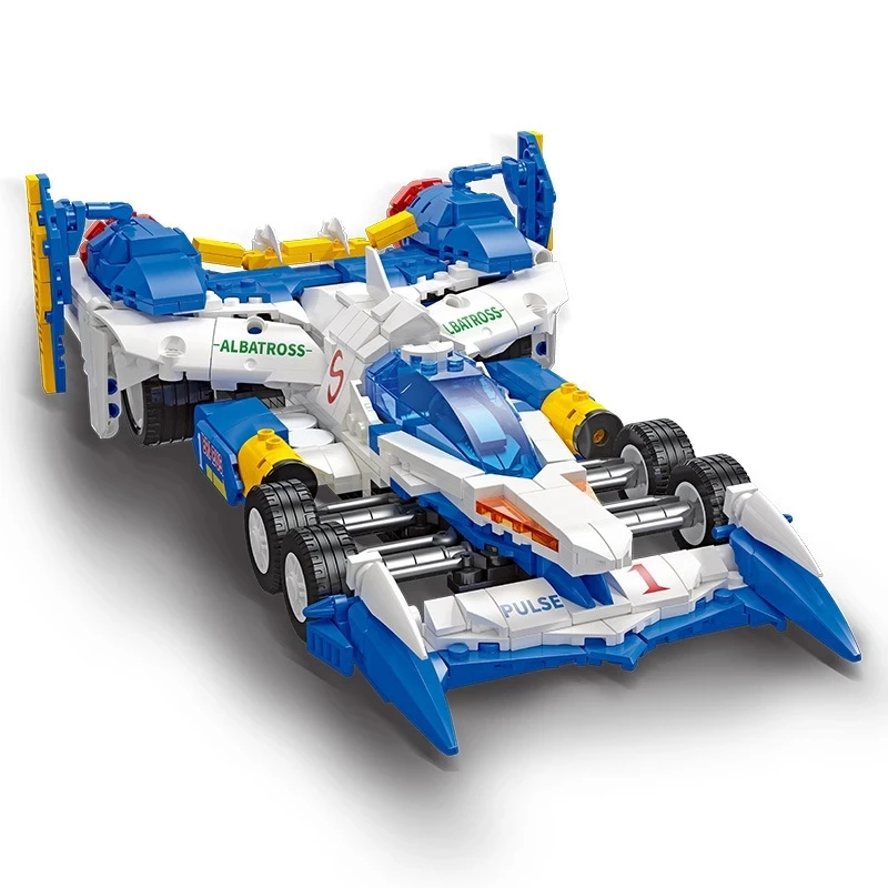 

706pcs Creative Racing Car Building Blocks High-tech Assembly Moc Bricks Technical Model Educational Toys Boy Birthday Gifts
