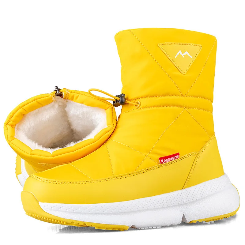 

Women Boots Winter Snow Boots Comfort Light Winter Shoes Ladies Non-slip Thick Fur Warm Ankle Boots Casual Cotton Shoes Sneakers