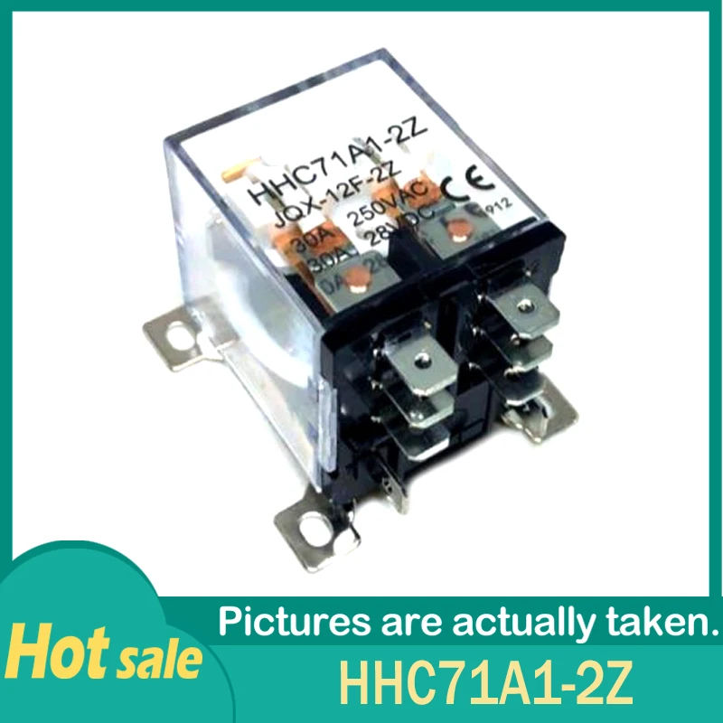 Реле высокой мощности JQX-12F/2Z 30A HHC71A1-2Z 12V 24V 220V
