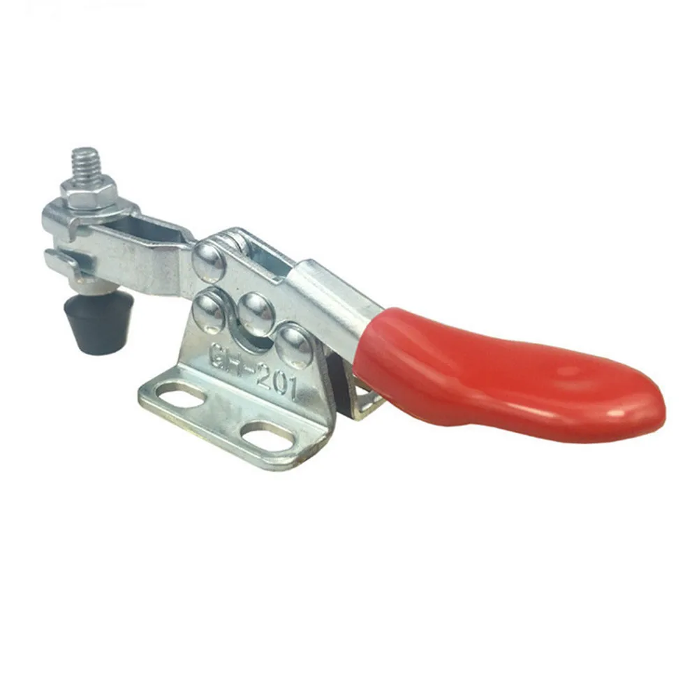 

Toggle Clamp GH-201L Fixture Toggle Clamp Quick Release Tool Horizontal Clip Woodworking Fix Clips For Adjustable Hand Tool