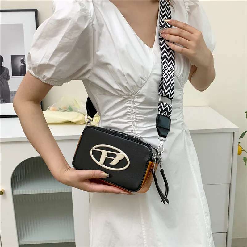 Versatile Fashion Women Crossbody Shouler Bags Womens Designer Luxury Messenger Bags Casual Wide Strap Handbags Sac A Main Femme