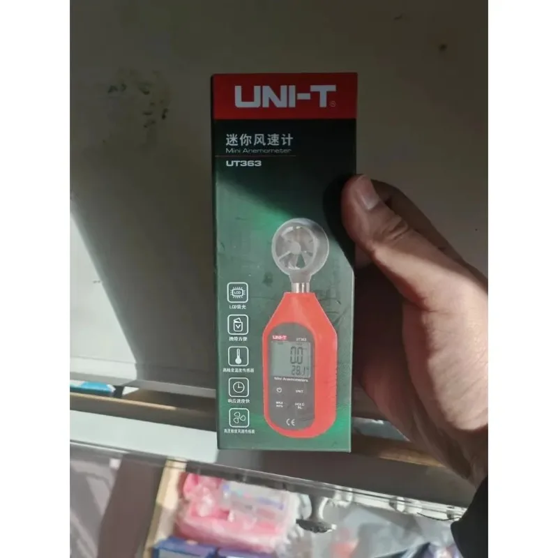 1 шт. НОВЫЙ Цифровой мини-анемометр UNI-T UT363 для измерения скорости ветра и температуры, в наличии, в оригинальной упаковке # familitrade (art.: 3920db6efd121) - 3920db6efd121