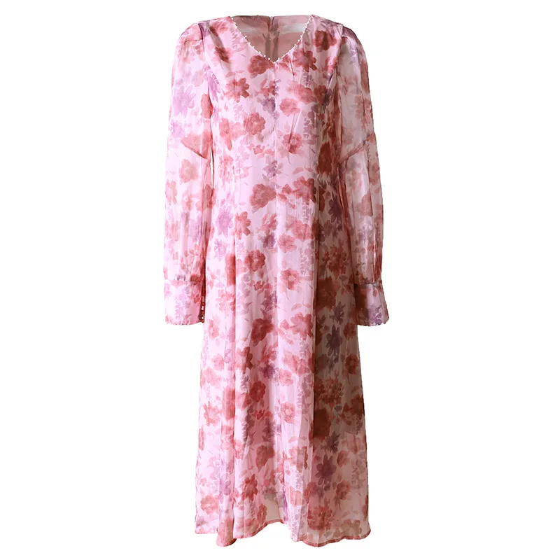 

Chic and Elegant Dresses for Women 2022 Luxury Birthday Party Summer Female Festival Clothing Casual Floral Holiday Outfits