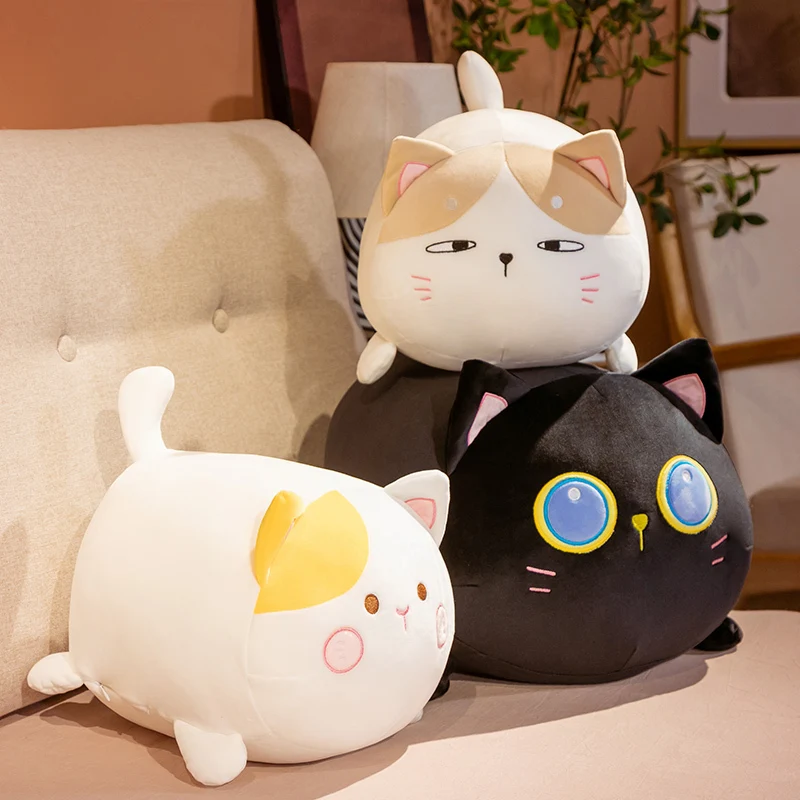 70 см Толстая аниме мягкая Милая кошка плюшевые игрушки Kawaii плюшевая подушка для