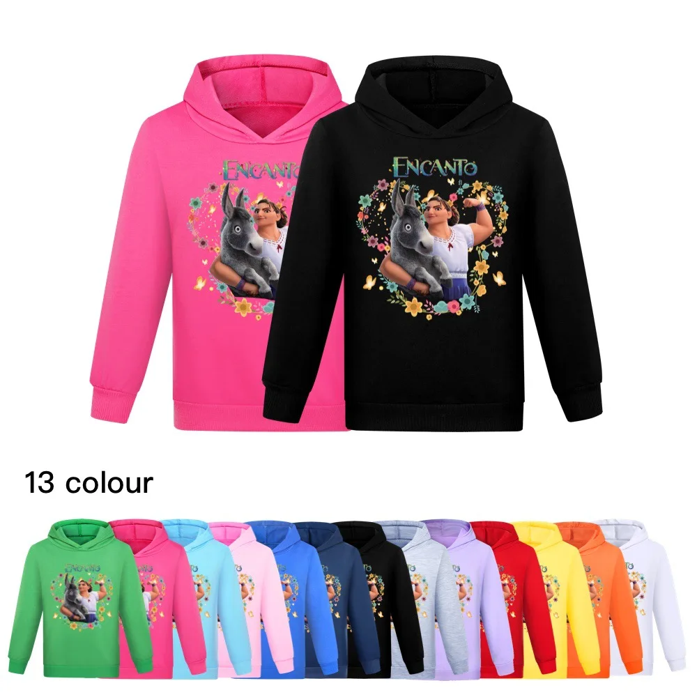 

2-16Years Spring Encanto Clothes Boys Hoodies Teenagers Child Sweatshirt Kids Baby Hoodie Boys Jumper Outwear&coats