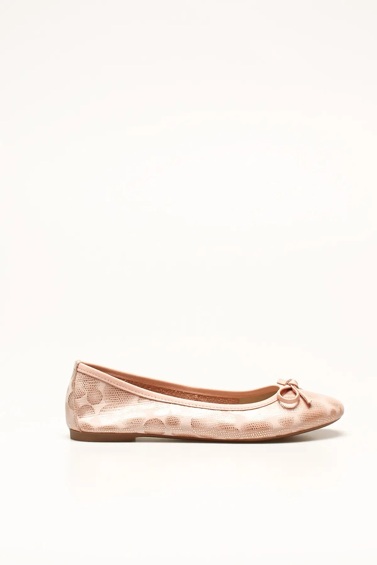 Fashion Style Genuine Leather Powder Daily Flat Shoes