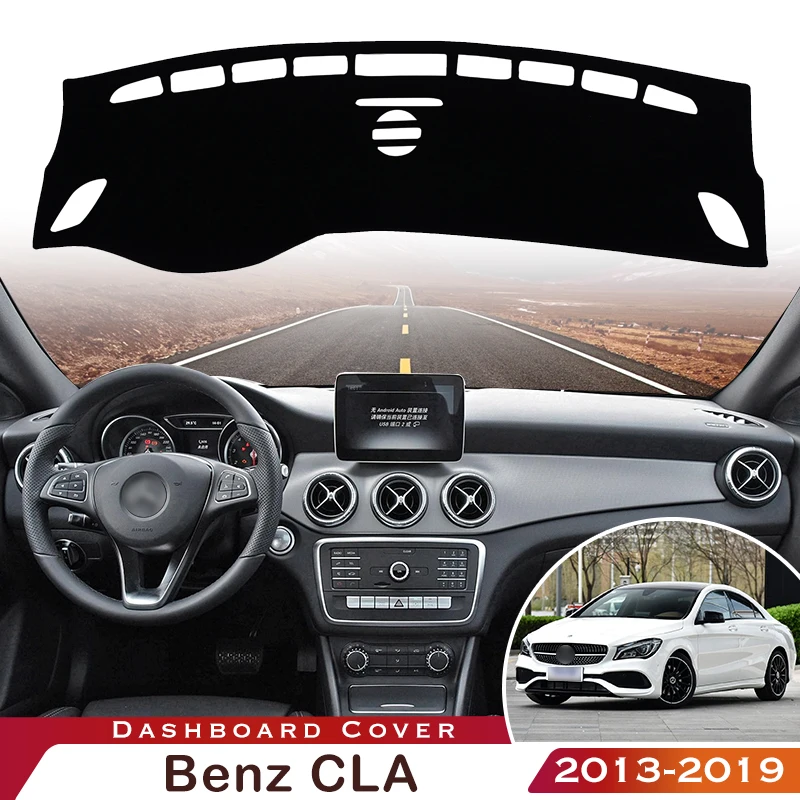 Противоскользящий коврик для приборной панели Mercedes Benz CLA 2013 ~ 2019