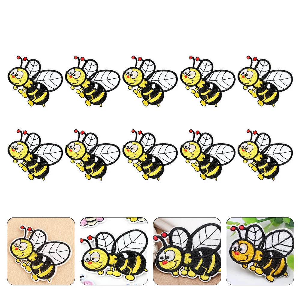 

10Pcs Cartoon Iron On Patches Lovely Embroidered Patches for Clothes Sewing