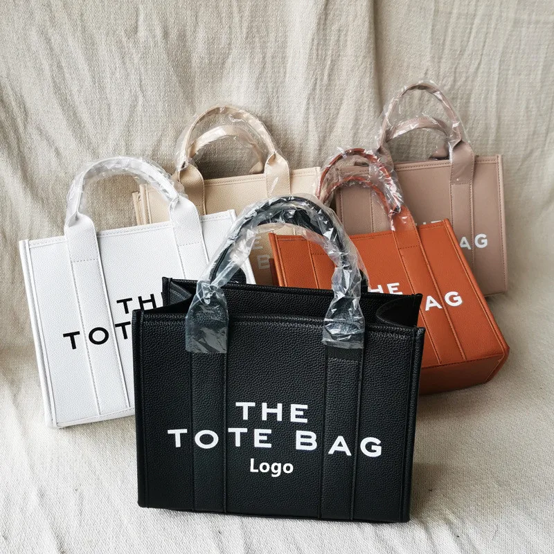 New Traveler Tote Bag For Women Crossbody Female Handbag New Solid Words Letter Leisure Large Bag PU Luxury Fashion Shoulder Bag