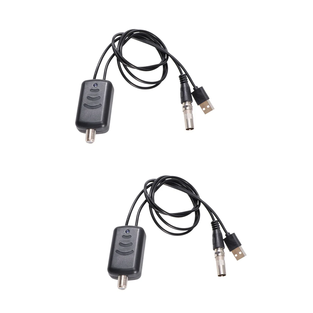

2 pcs Cable Signal Booster Signal Booster AC Power Adapter Booster Antenna Adapter Boost Any Non-Amplified Antenna