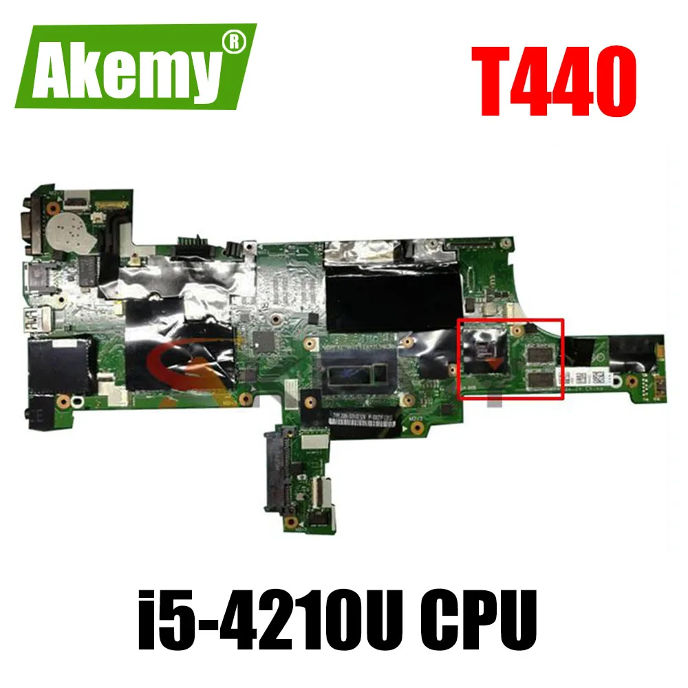 

Материнская плата FRU 00HW219 VIVL0 для ноутбука Lenovo Thinkpad T440, материнская плата для ноутбука, 1,7 ГГц DDR3L - 4 Гб