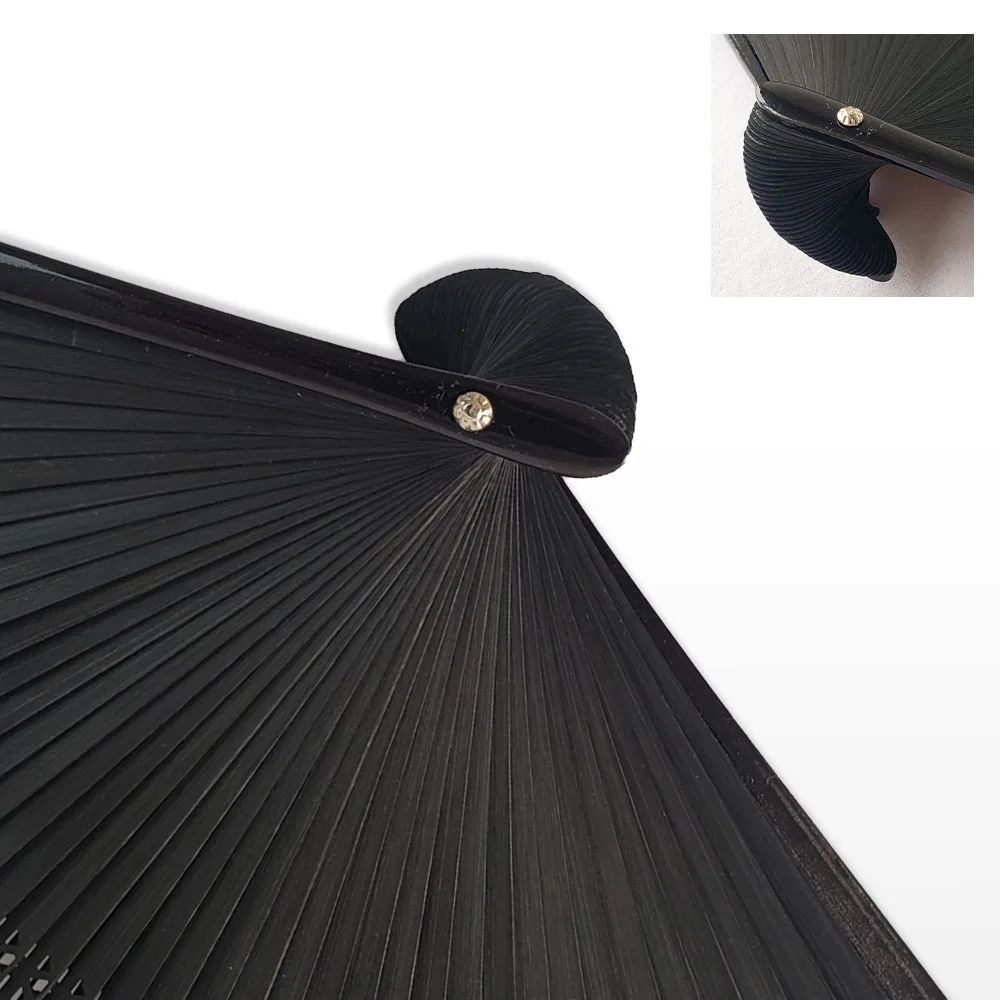 Китайские стильные красные черные винтажные искусственные Фанаты для танцев