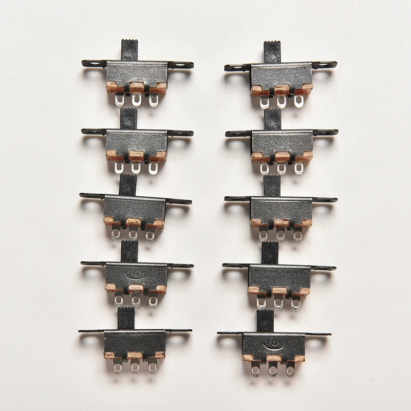 

20 шт. мини вертикальные ползунковые переключатели JETTING черного цвета