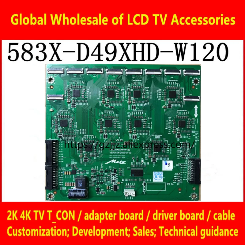 

T_ Con new 583x-d49xh0-w120 logic board measured and delivered