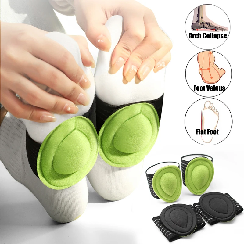Orthopedic Insoles for Flat Feet Arch Support Orthotic Shoe Insoles for Men Plantar Fasciitis Relief Therapy Flatfoot Corrector