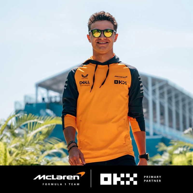 

McLaren Men's Outdoor Sports Hoodie Formula 1 Racing Shirt 2022 New Quick Dry Sports Top F1 Apparel Oversize 100-5XL