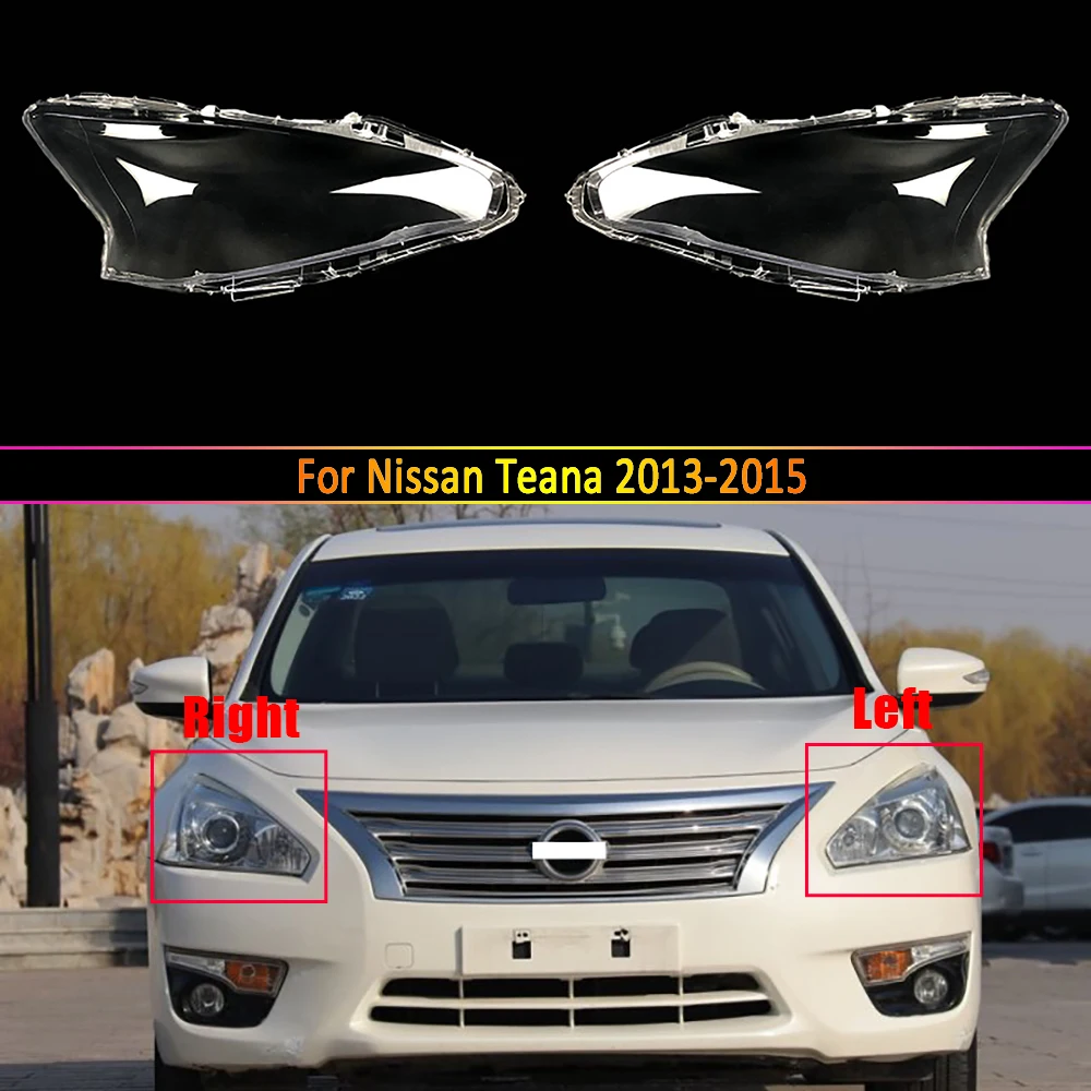 

Auto Headlamp Case For Nissan Teana 2013 2014 2015 Car Front Headlight Cover Glass Lamp Shell Lens Glass Caps Light Lampshade