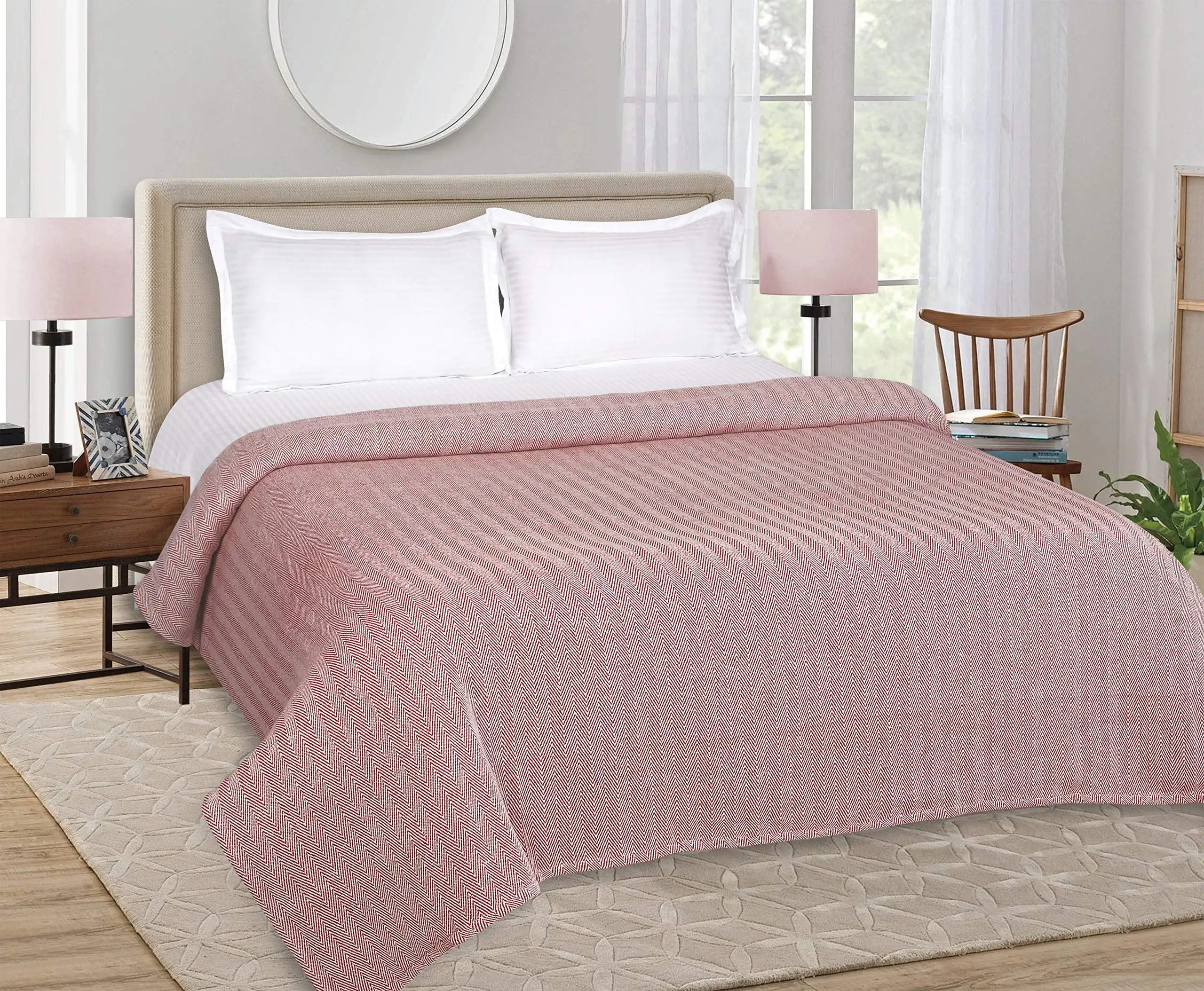 

Soft and Breathable Cotton Thermal Blanket Twin Charcoal - Perfect for Layering Any Bed for All Season Blanket For Sofa Bed Cove