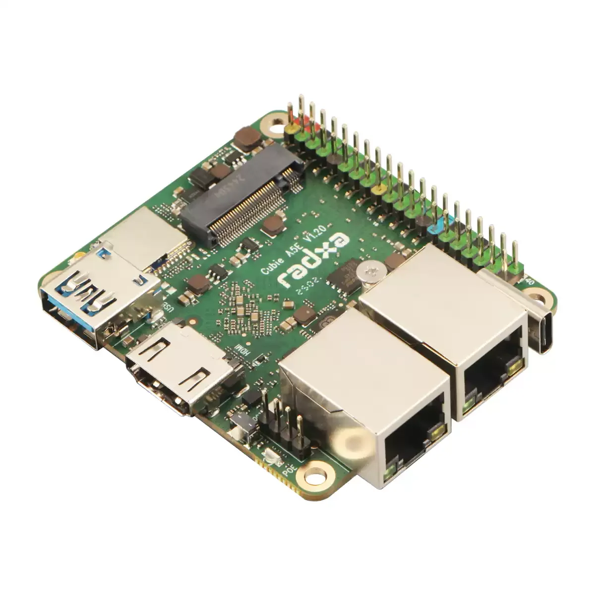 Мини-материнская плата Radxa Cubie A5E с 8-ядерным процессором Allwinner A527 и двумя портами Gigabit Ethernet (art.: 3920db95bd43a) - 3920db95bd43a