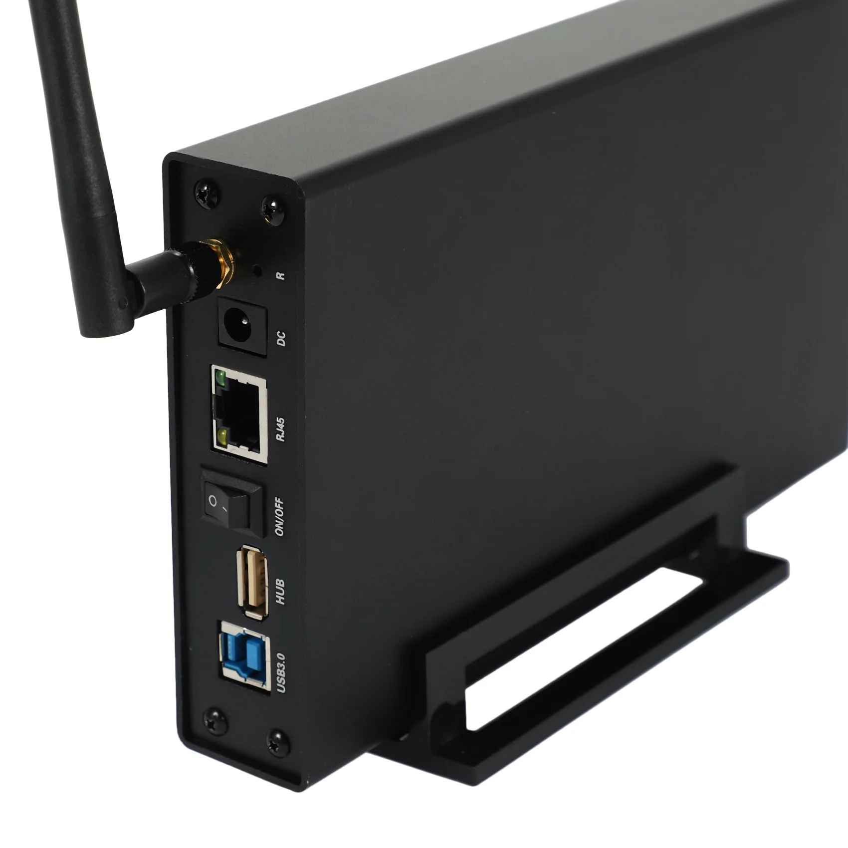 Фото Внешний корпус для жесткого диска Blueendless RJ45 с Wi-Fi антенной, беспроводной Wi-Fi, интерфейсом SATA USB 3.0, алюминиевый корпус для HDD, Wi-Fi HDD Box, HDD 3.0 №3