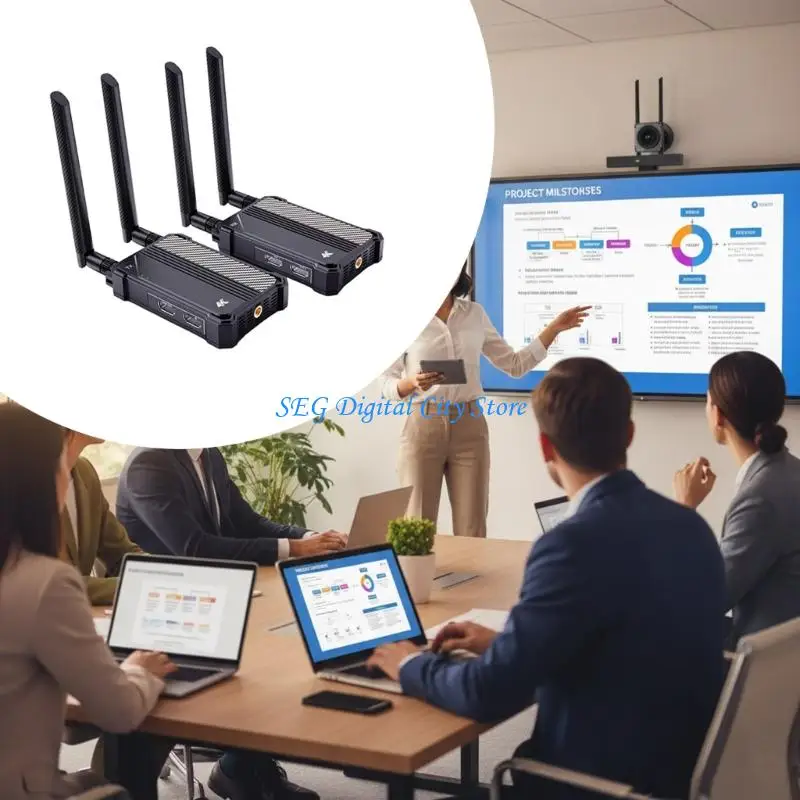 Фото U75B MultiDisplay Беспроводной HDMI-передатчик Конфигурация приемника 4K @ 30 Гц 1150 футов №3