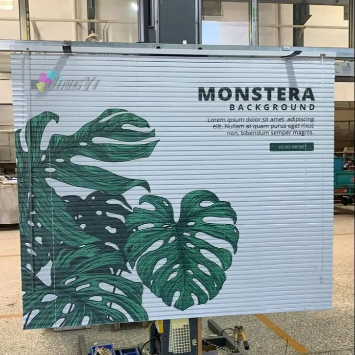 

Затвор из алюминиевого сплава, оформление окна с УФ цифровой печатью планшета для офиса, дома, комнаты, кухни, ванной и т. д.