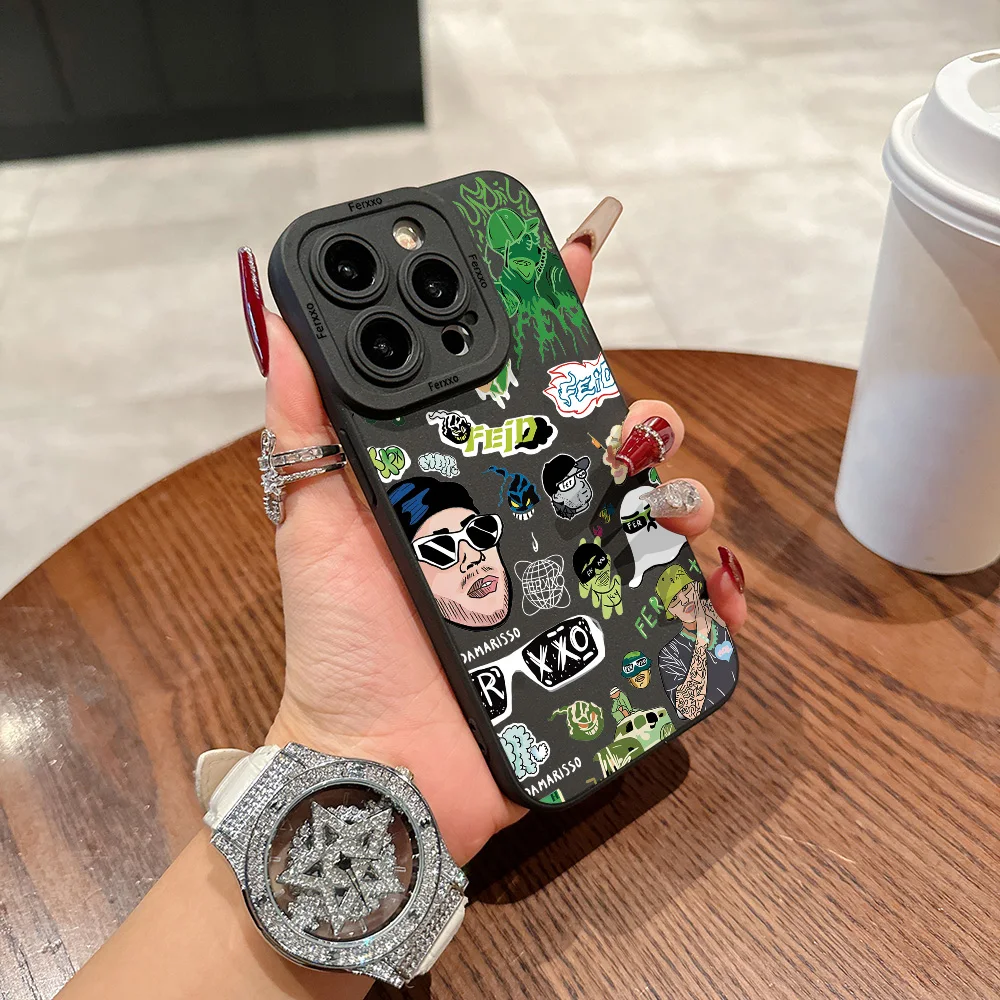 Чехол для телефона Feid Nitro Jam Ferxxo защитный чехол iPhone 16 15 14 13 12 11 X XR Xs Plus Pro Max Mini