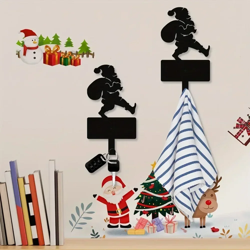 Великолепный металлический рюкзак Santa Hook — держатель для ключей и ремня.