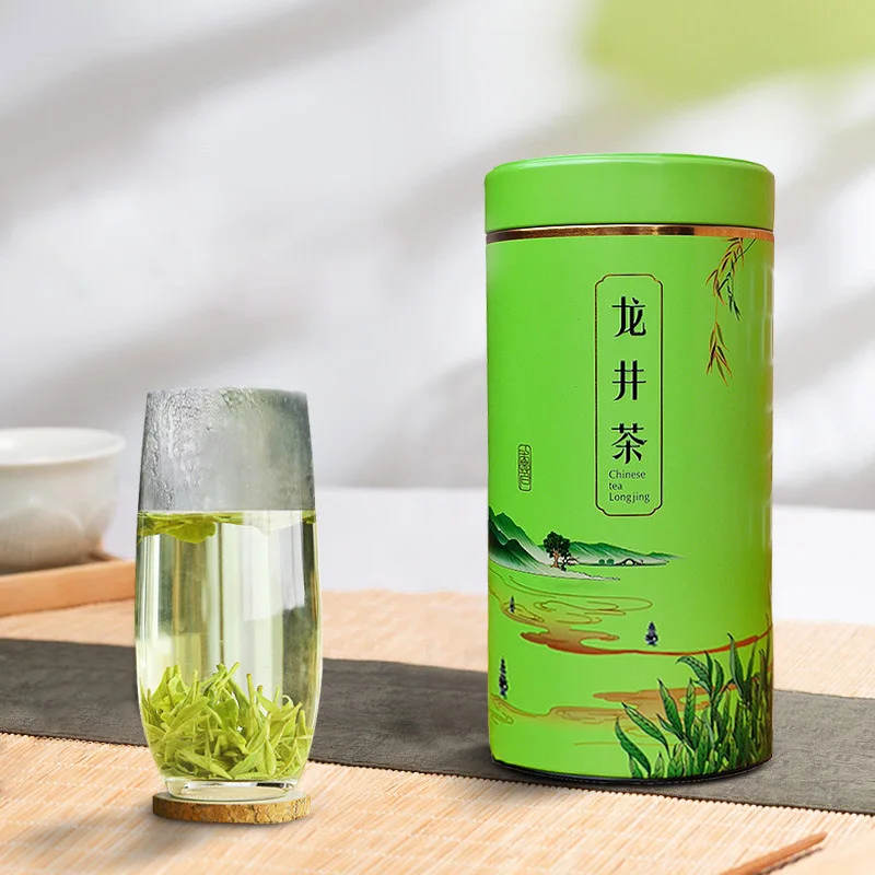 

New Tea Pieces Hangzhou Mingqian Longjing Green Tea Bag Longjing Bulk 250g