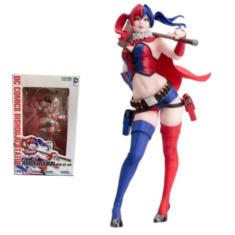 

Kotobukiya Оригинальная фигурка 1/7 Harley Queen New52 ver. Экшн-фигурка 2-го выпуска, игрушки для детей, подарок, Коллекционная модель, украшения