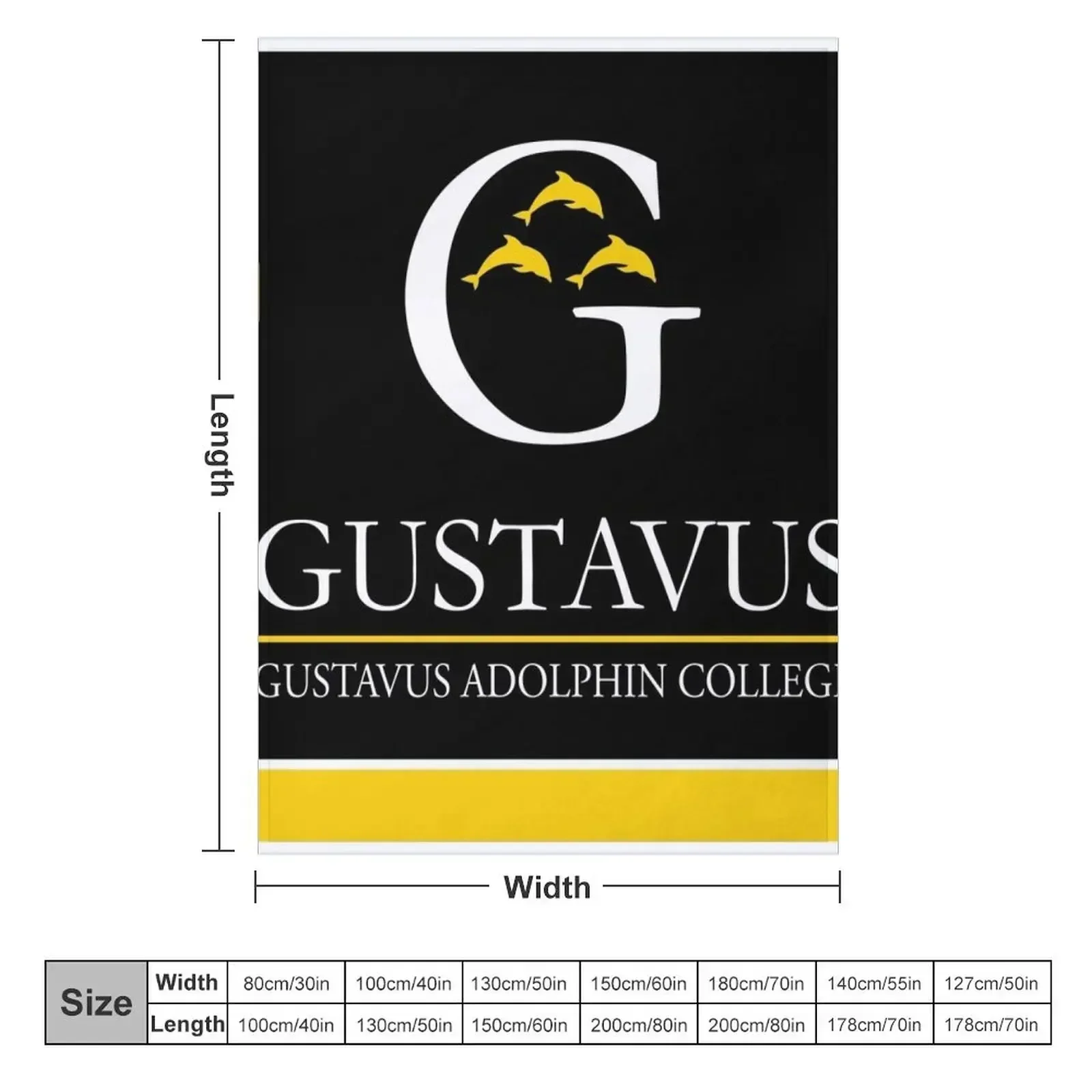 Одеяло для колледжа Gustavus Adolphin пушистое летнее постельное белье одеяла
