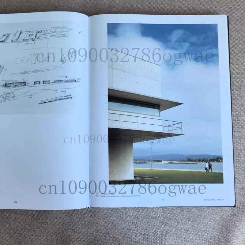 Фото До / После: Книга об архитектуре Альваро Сизы, лауреата Прайцкеровской премии, сборник дизайнерских работ архитектора, книга в твердом переплете №3