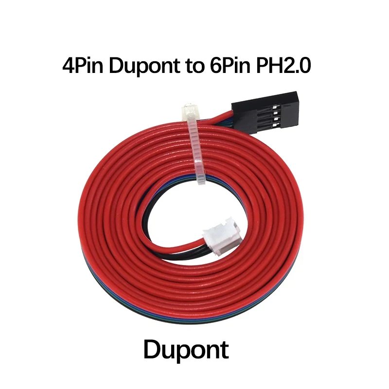 

Кабель шагового двигателя Nema17, 4-контактный Dupont/Φ к 6Pin PH2.0 для 42 двигателя 17HS4023/17HS3401/17HS4401/17HS8401/17HS6001
