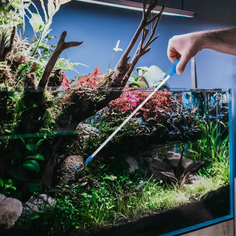 

1pc Acrylic Coral Feeder Aquarium Pipette SPS HPS Liquid Fertilizer Small Fish Tank Water Changer Coral Feeding Tube 40CM