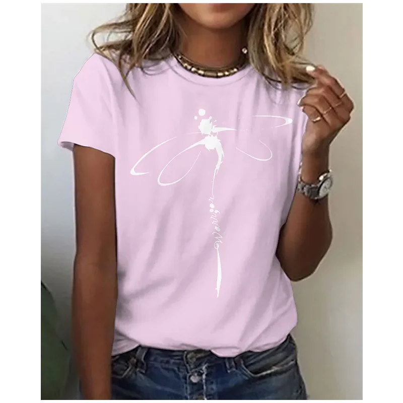 

Summer Fashion Women SUPERNATUR T-Shirt Harajuku Digital Women Printed O neck Short Sleeve Tops Graphics Tees Clothing футболк