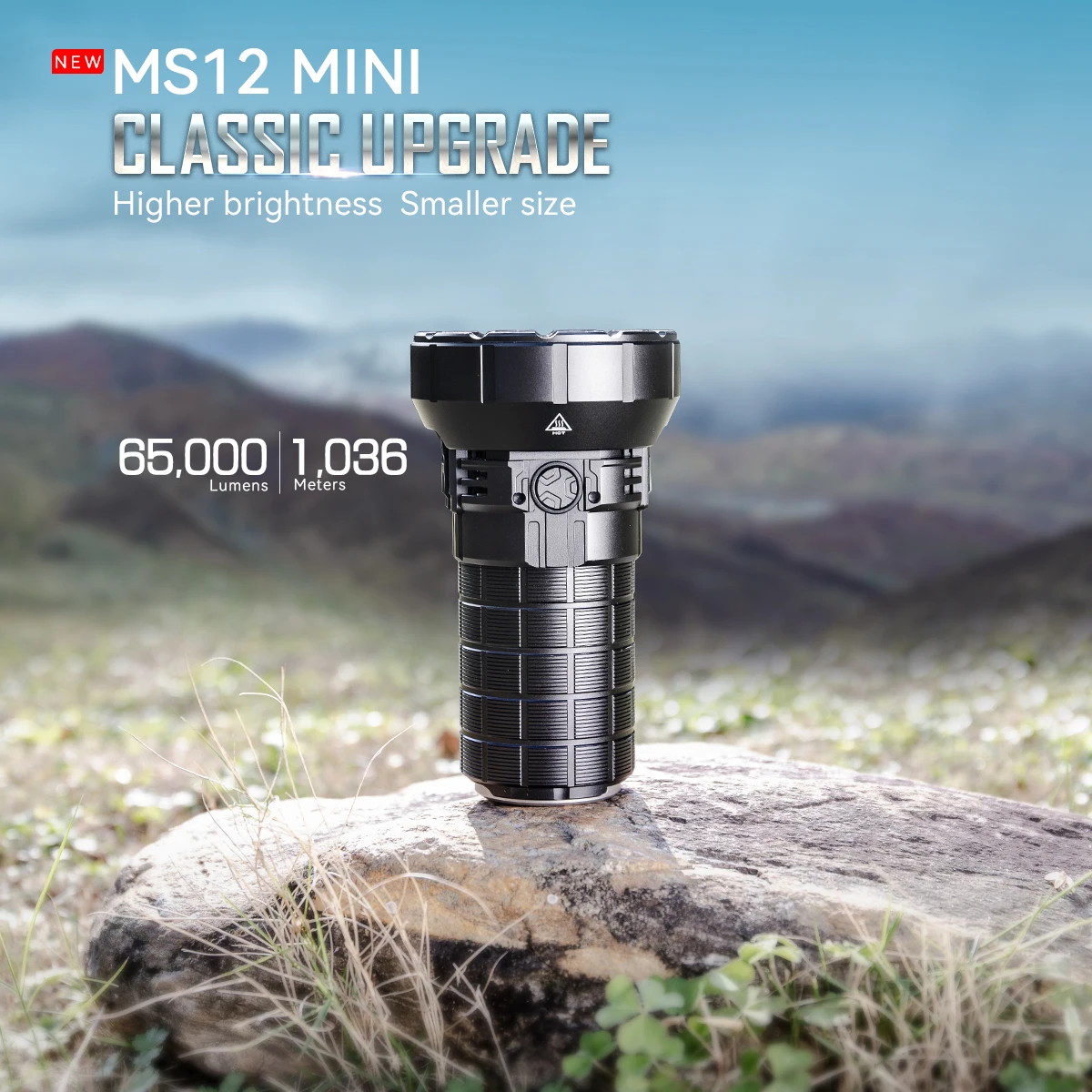IMALENT MS12 MINI Powerful Flashlight 65000LMs CREE XHP 70.2 LED EDC Rechargeable Outdoor Hunting Camping Professional Torch