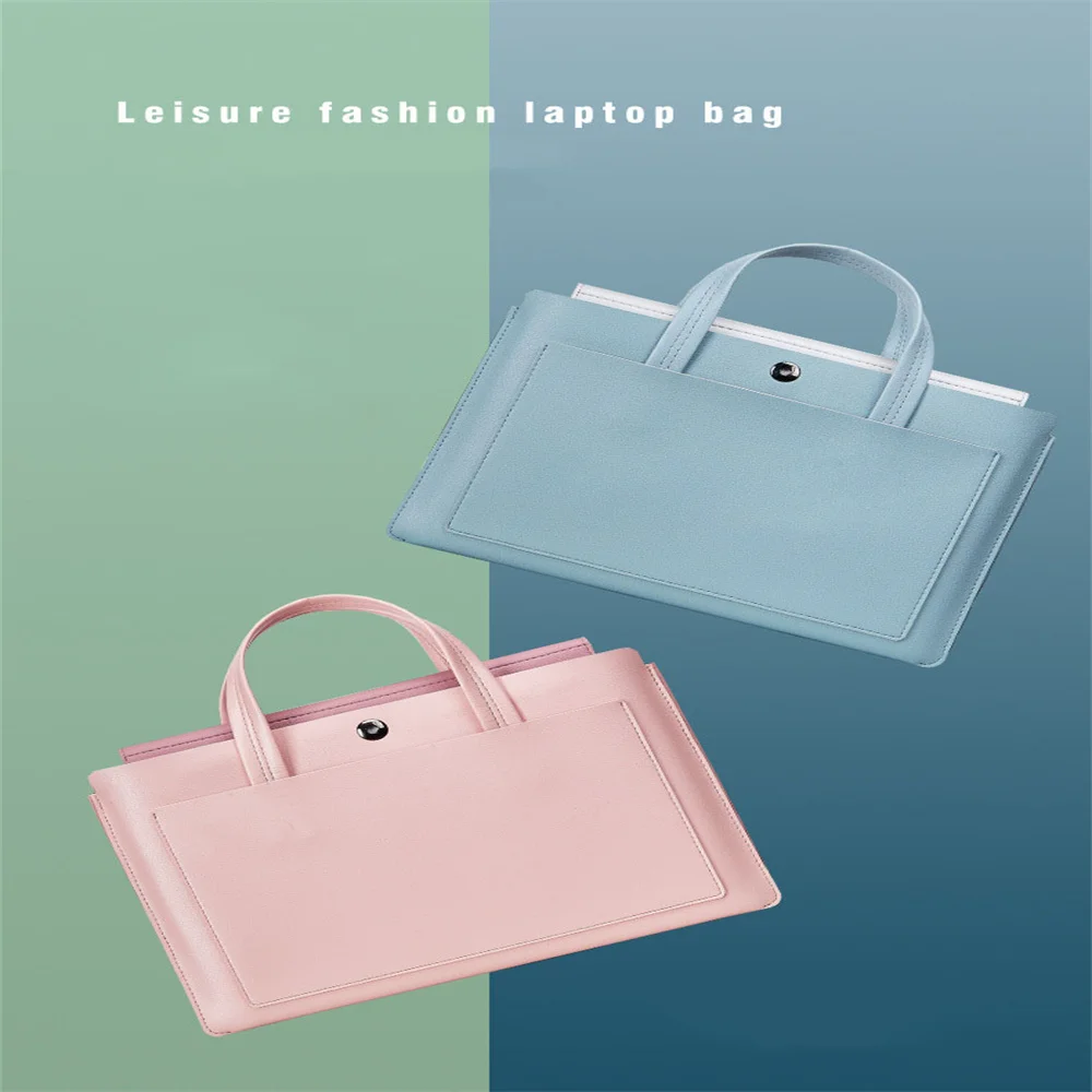 

13-дюймовый 16-дюймовый чехол-портфель для XiaoMi Notebook 15,4 дюйма для Macbook Pro, водонепроницаемая Роскошная искусственная кожа