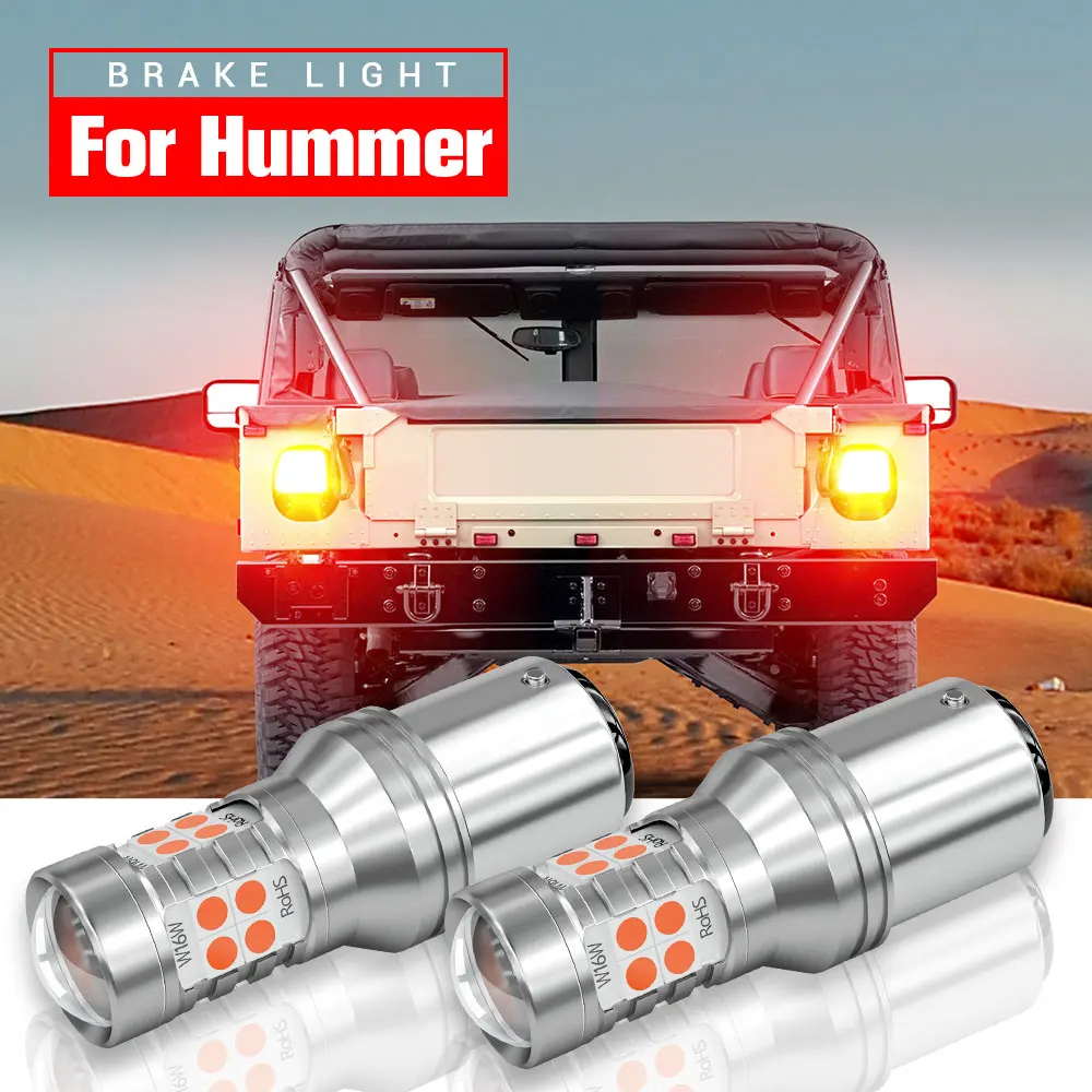 

2pcs LED Brake Light Lamp Blub P21/5W 1157 BAY15D Canbus Error Free For Hummer H1 (2002-2006)