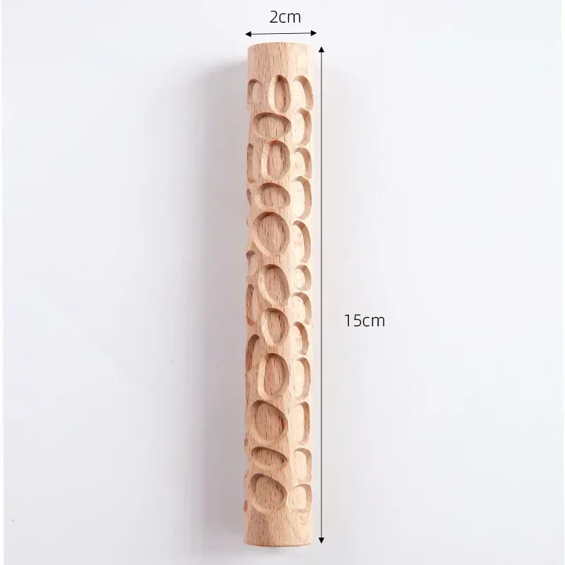 Деревянная текстура прессованный ролик с рисунком рельефная полимерная глина