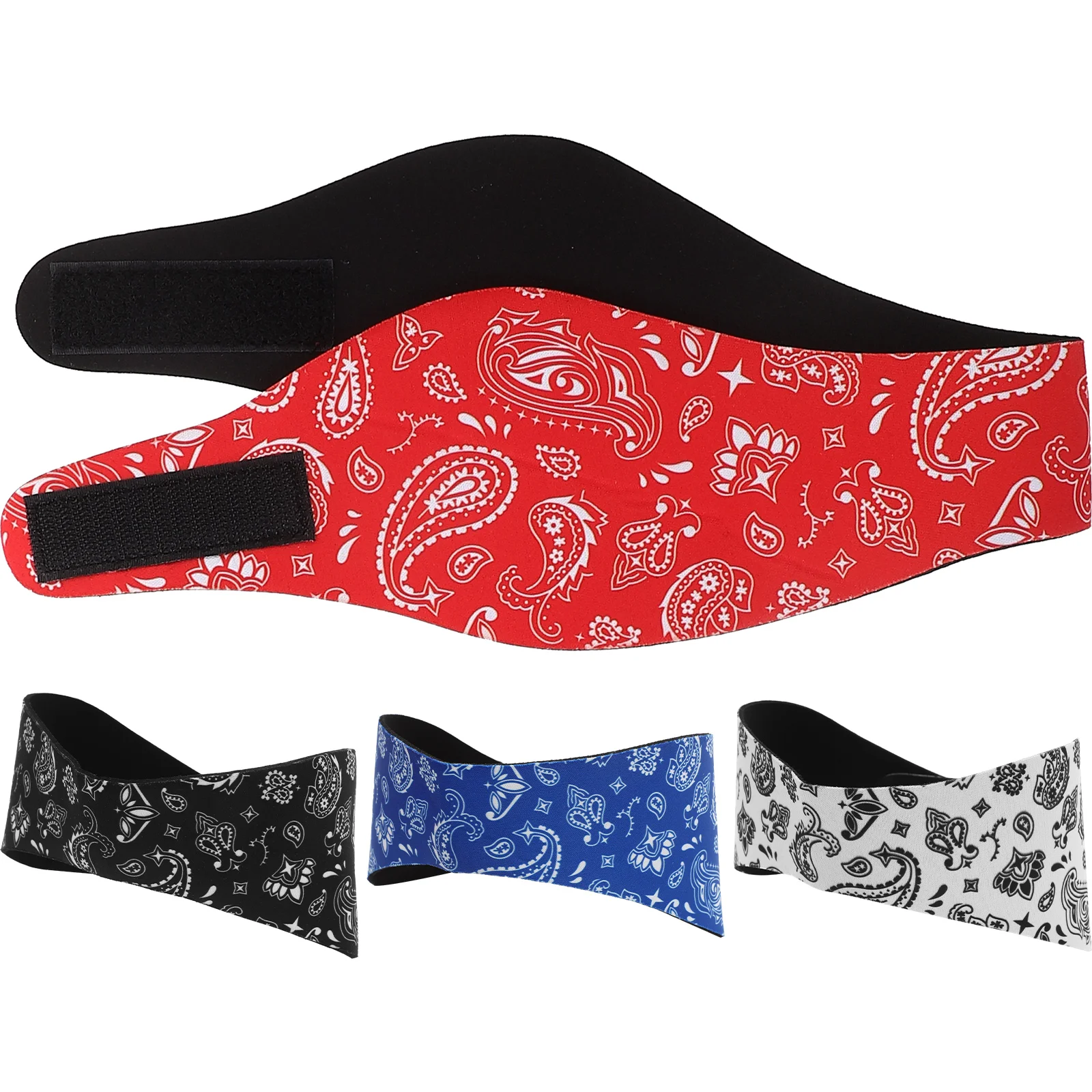 

4 Pcs Ear Defenders Swimmers Adjustable Adjustable Swimming Headband For Ears Adultss Women Shower Covers Kids Swimming Hair