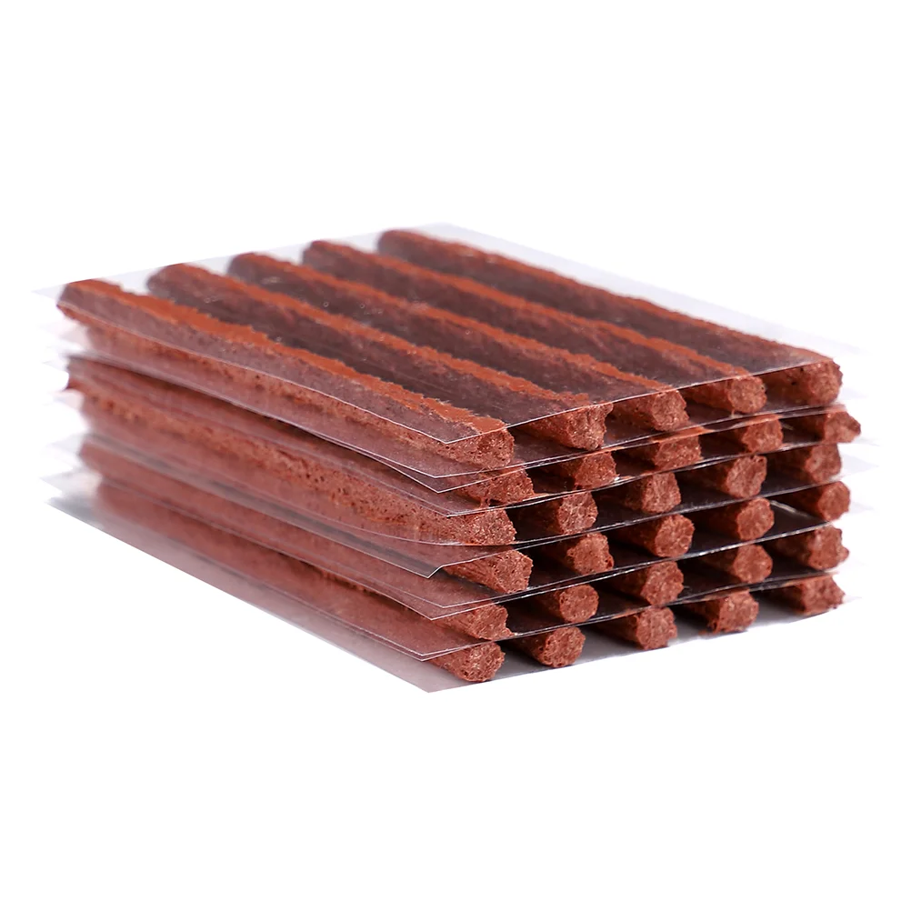 

100 Pcs Motorcycle Tire Repair Strip Repairing Tools Patch Natural Rubber Car Strips Sealer Sealers