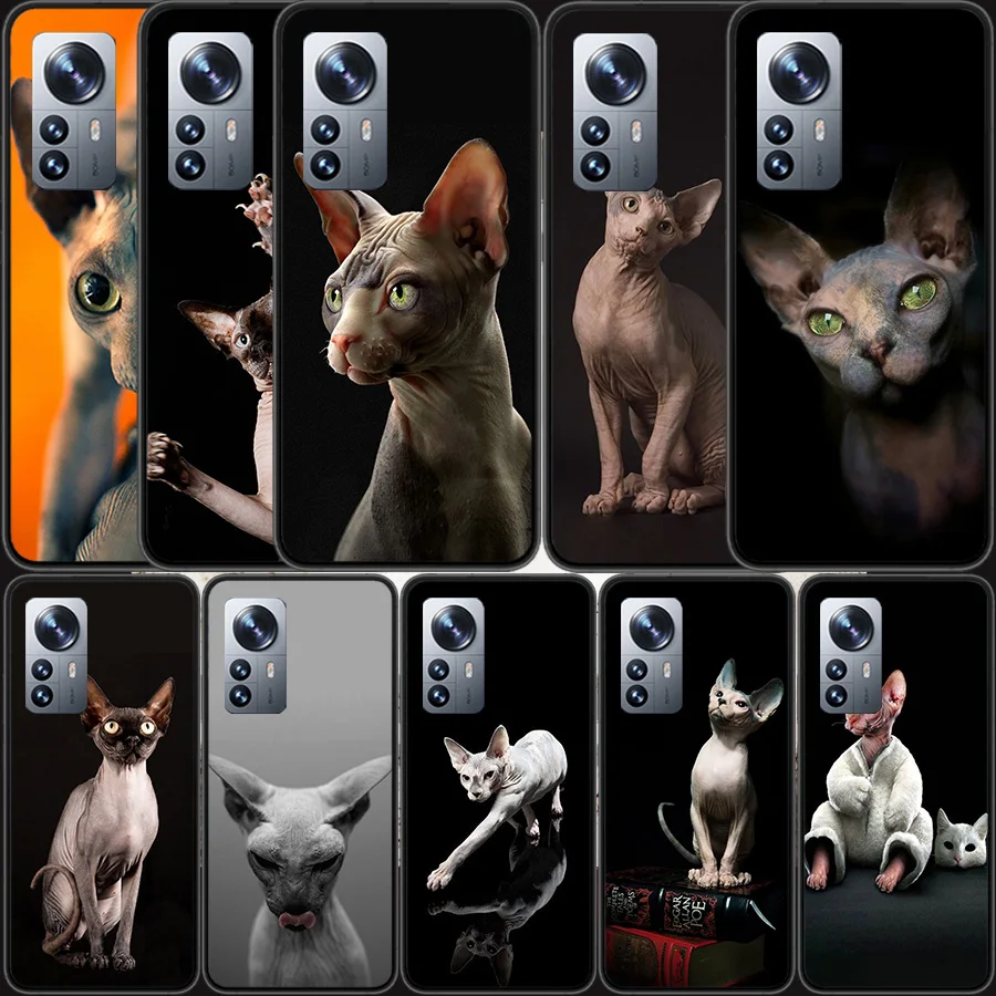 

Lavaza Sphynx Sphinx Cat Phone Case For Xiaomi Poco X4 X3 NFC M4 Pro 5G GT M2 M3 Mi Note 10 Lite F3 F2 F1 A1 A2 A3 CC9E Capa Coq